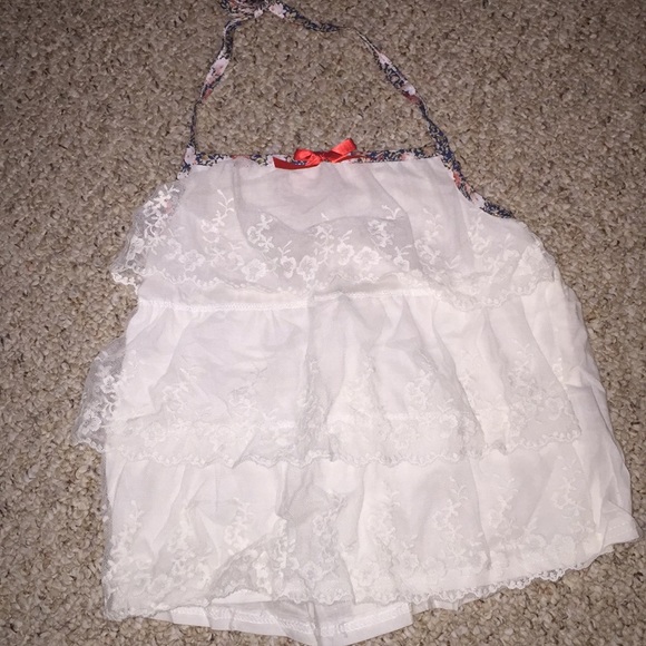 Lace halter top - never worn